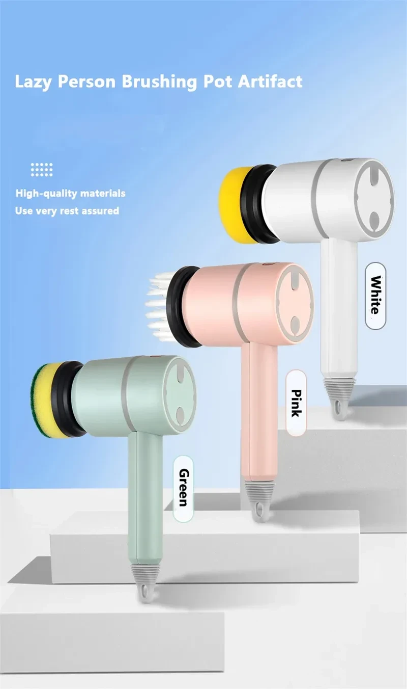 Dishwashing Brush Automatic Wireless