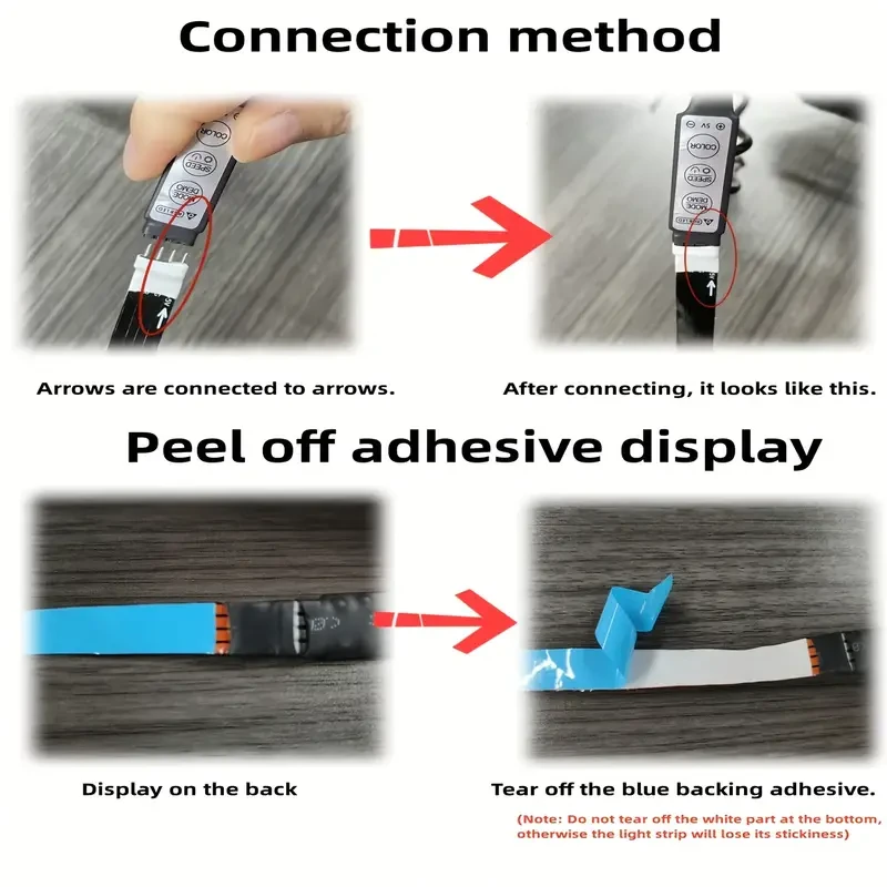 Smart TV LED Backlight Strip, 4.98m Dimmable for 55-165 cm TV