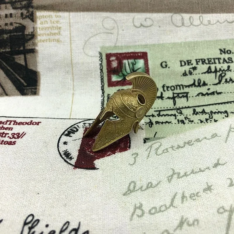 Spartan helmet pendant