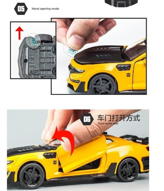 Die Cast Car, Bubblebee Model, 1:32.