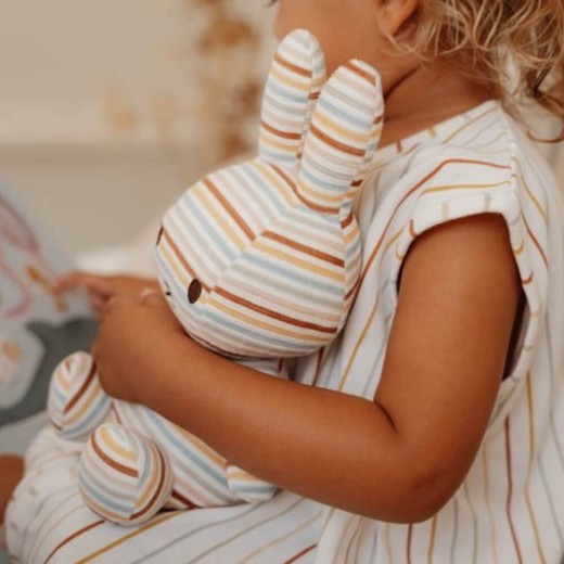 Miffy Vintage Stripes All Over Print Soft Toy Small