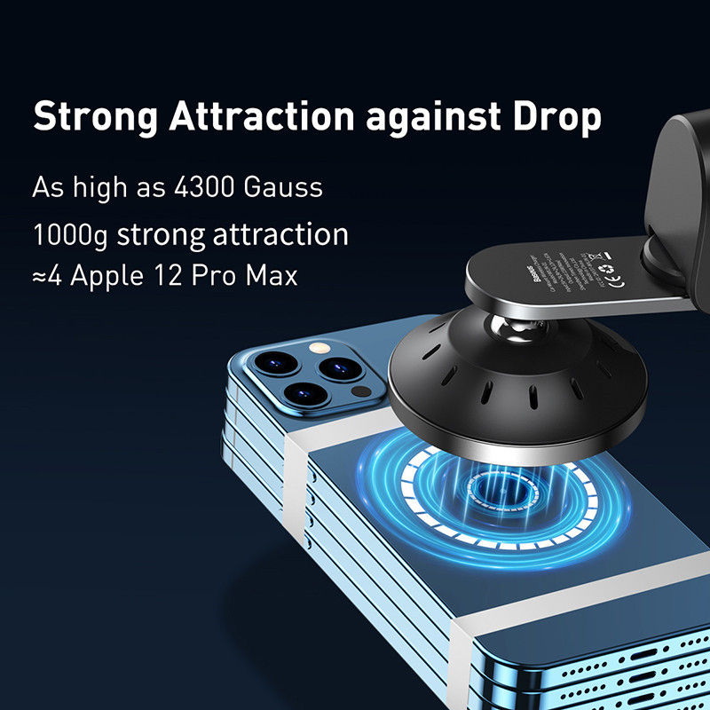 Compatible with Apple , Center Console Magnetic Car Bracket Wireless Charging