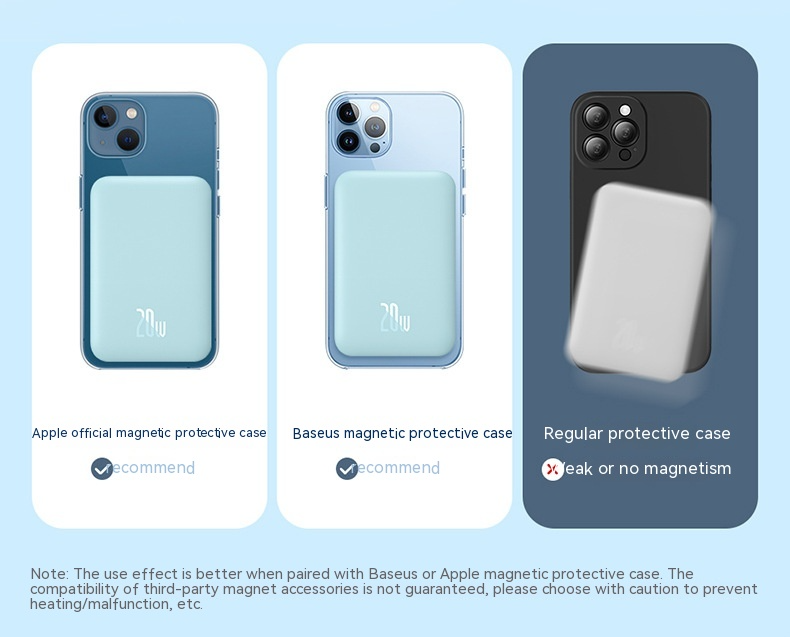 Magsafe20W Fast Charging Magnetic Wireless Power Bank