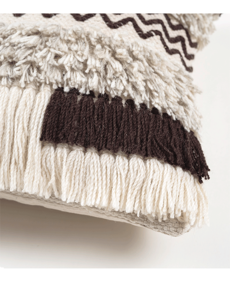 Style Wool Throw Pillow Sofa Cushion Cushion