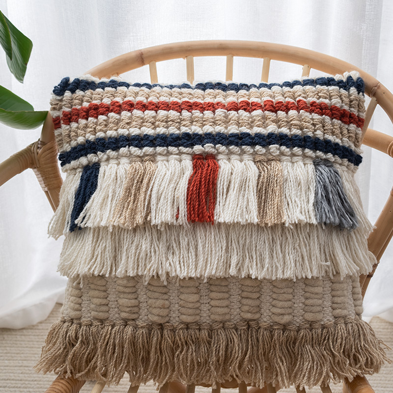 Style Wool Throw Pillow Sofa Cushion Cushion