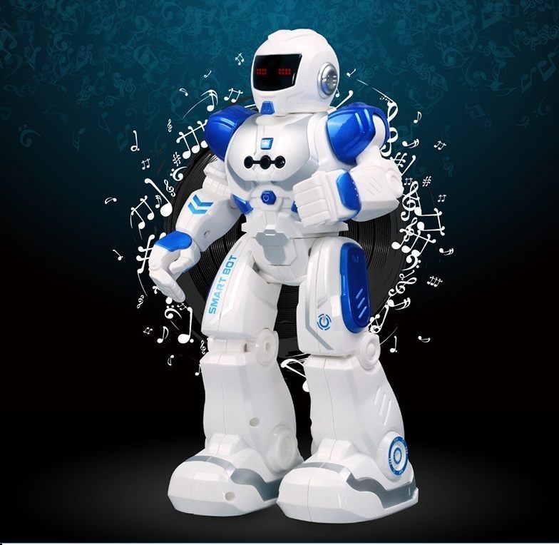 Remote control Robot with Hand sensing, Music, Program and Rechargable.