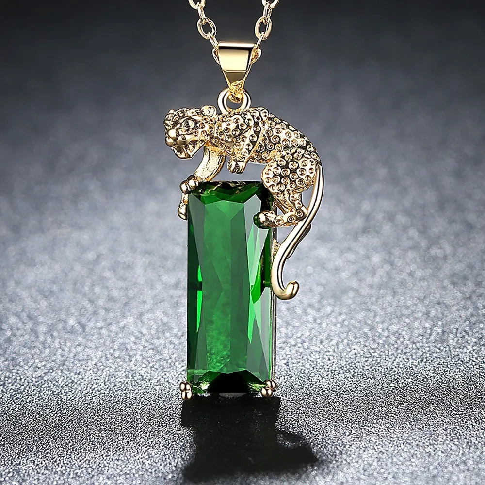 Gold Leopard Pendant