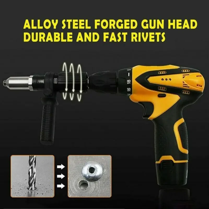 Professional Electric Rivet Nut Gun 7pcsset