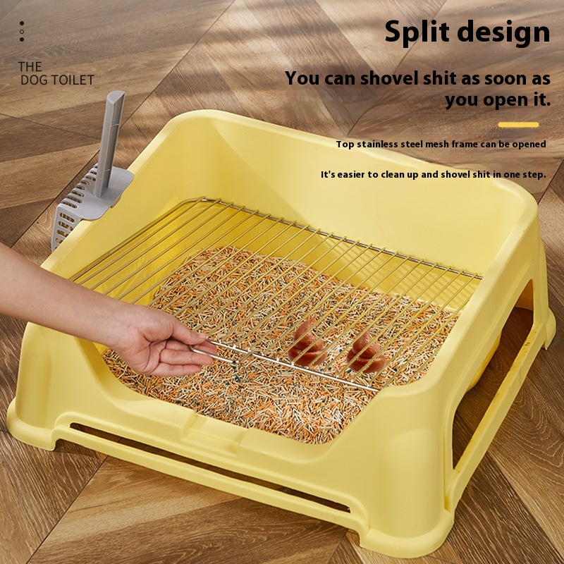 Large Stainless Steel Mesh Frame For Dog Restroom