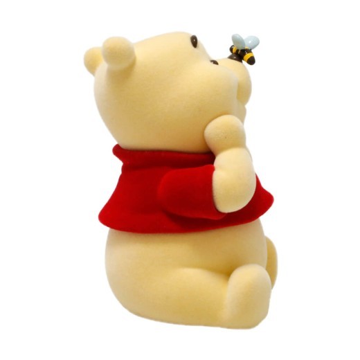 Disney Winnie The Pooh Flocked Figurine