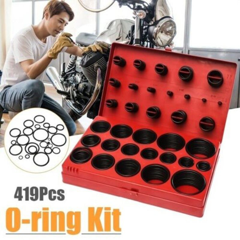 419pcs Universal O-Ring Assortment Kit