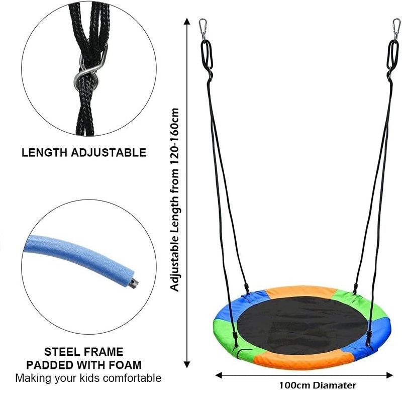 Flying Saucer Tree Swing Children Playground Nest Swings