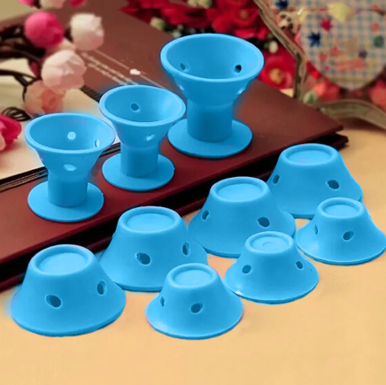 Soft Rubber Magic Hair Care Rollers Silicone