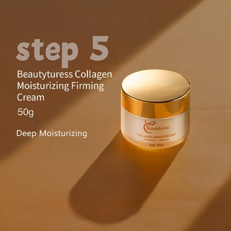 14pcs Luxury Collagen Skincare Set for Women - Hydrating & Firming with Sodium Hyaluronate, Niacinamide - Deep Moisture, Tightening & Brightening, Easy Absorption - Perfect Holiday Gift Box