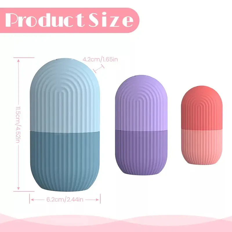 Silicone Ice Face Roller Massage Skin