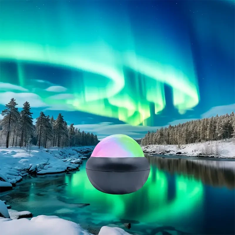 Dreamy Starry Sky Projector - 360 Panoramic View, Multi-Color LED Light with Remote