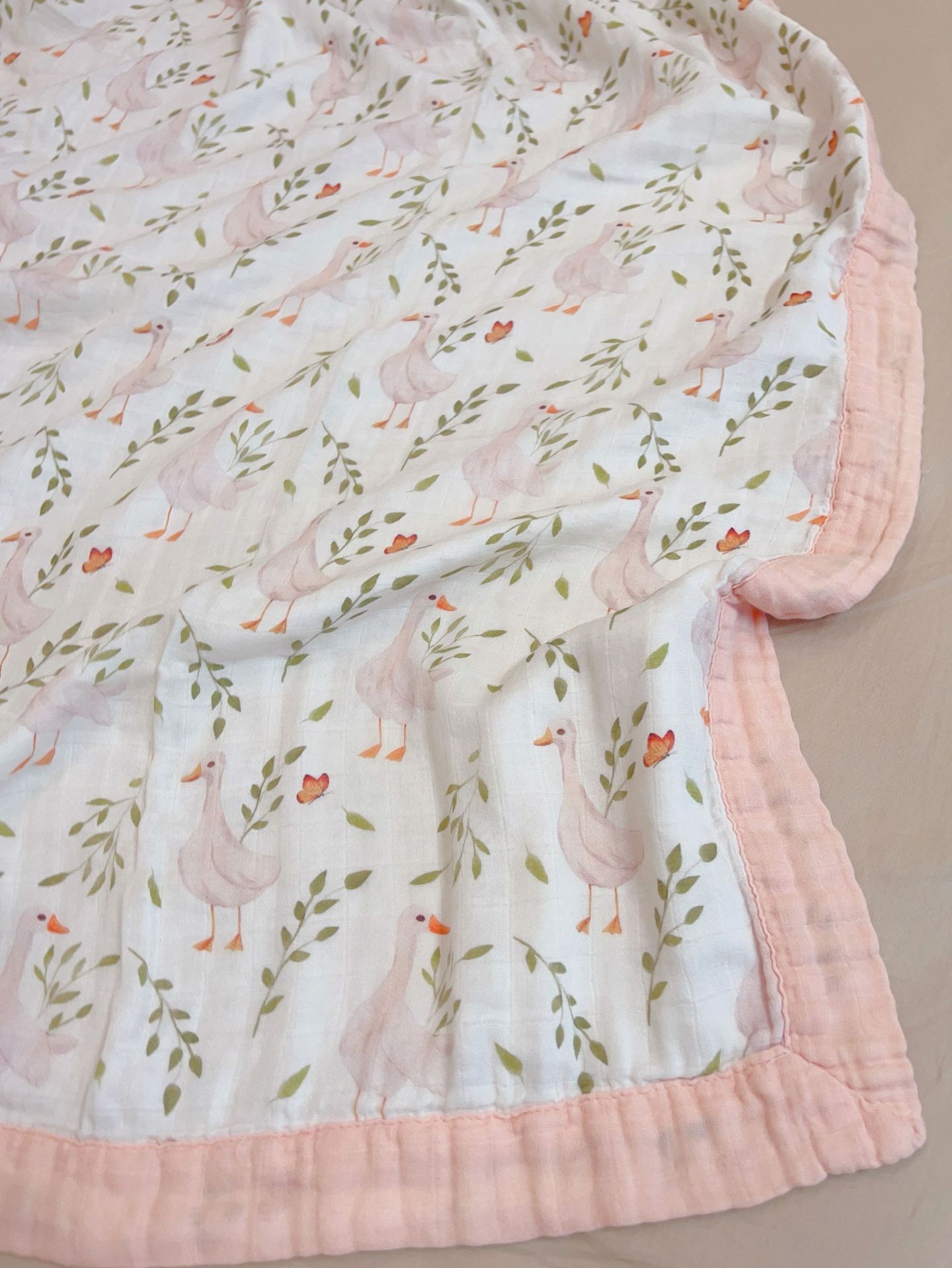 Summer Air Conditioning Blanket Bamboo Cotton Four-layer Yarn Single Child Cool Feeling Quilt Thin Blanket