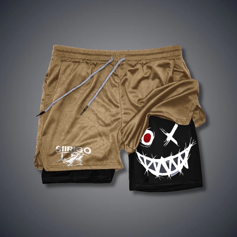 Men's Smiley Shorts Performance Shorts