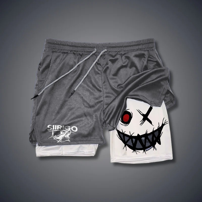 Men's Smiley Shorts Performance Shorts