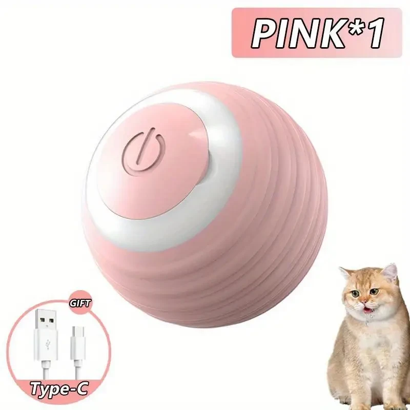 Fun Playmate Interactive Cat Toy - Automatic Rolling Magic Ball