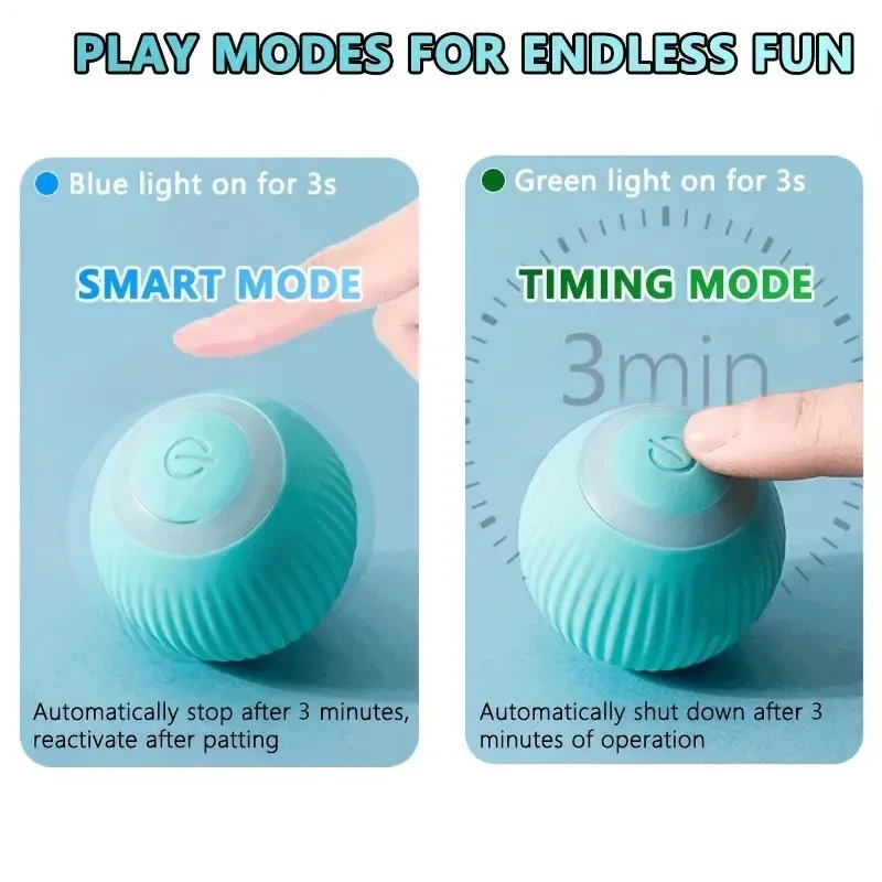 Fun Playmate Interactive Cat Toy - Automatic Rolling Magic Ball