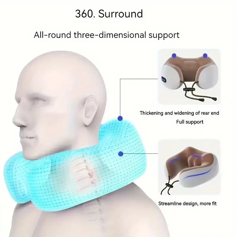 Neck Massager, U-shaped Massage Pillow