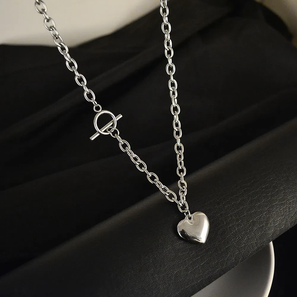 Women's Vintage Love Heart Pendant Necklace