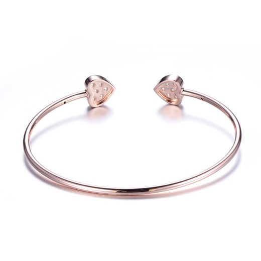 Women's Simple Love Mosang Diamond Bracelet