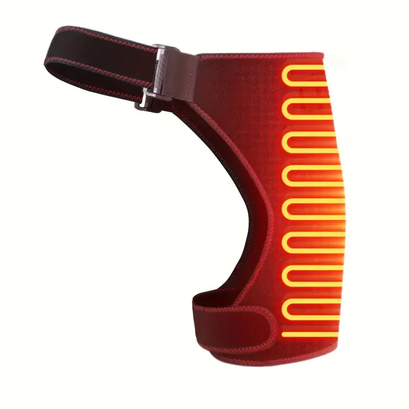 Heated Shoulder Wrap - Shoulder Heating Pad Massager with 3 Vibration and Heat Settings