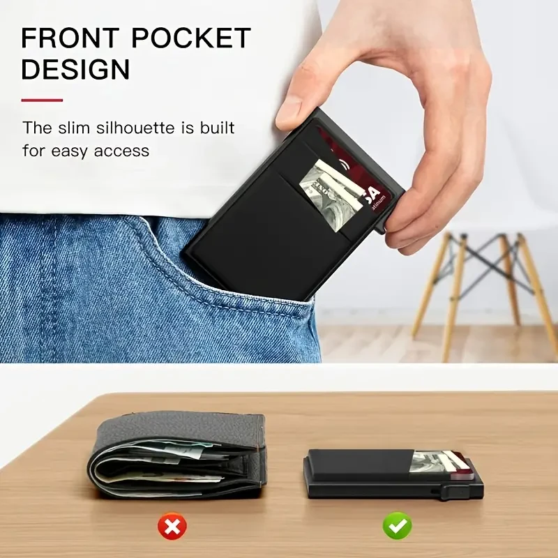 Automatic Pop-Up Credit Card Holder