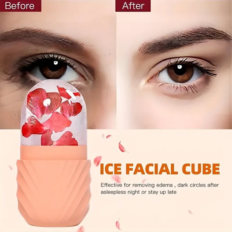 Reusable Ice Facial Roller Massager - Skin Enhancing & Glowing Skin