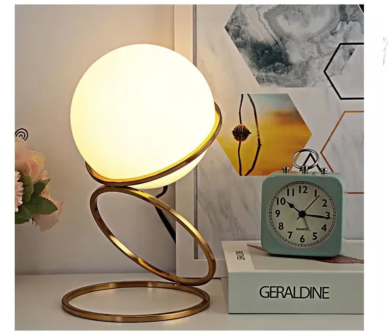 Bedroom Bedside Ball Table Lamp