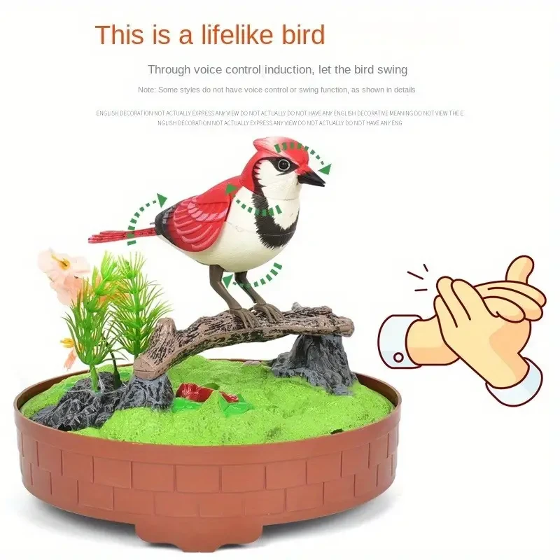Very Long Product Description: Bring home the charm and liveliness of a parrot with the Electric Simulation Bird, an interactive and voice-activated parrot designed to provide fun and entertainment for teens and adults alike. This battery-powered companio