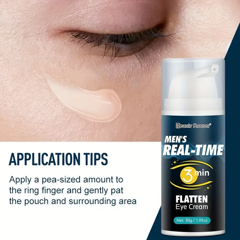 Beauty Rouser Men's Eye Firming Gel - Hydrating & Puffiness-Reducing (30g)