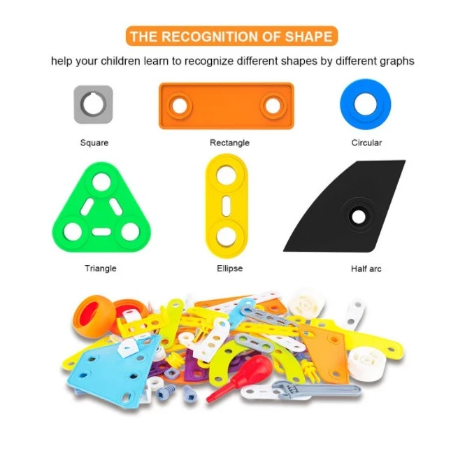 Build Play 10 in 1 3D Puzzle Children's Toys Sharpen Children's Brains and Creativity