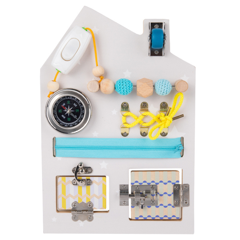 Wooden Unlocking Board Infant And Children's Educational Toys