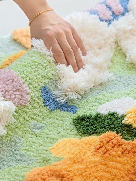 Bedroom Bedside Carpet Girl Room Decoration