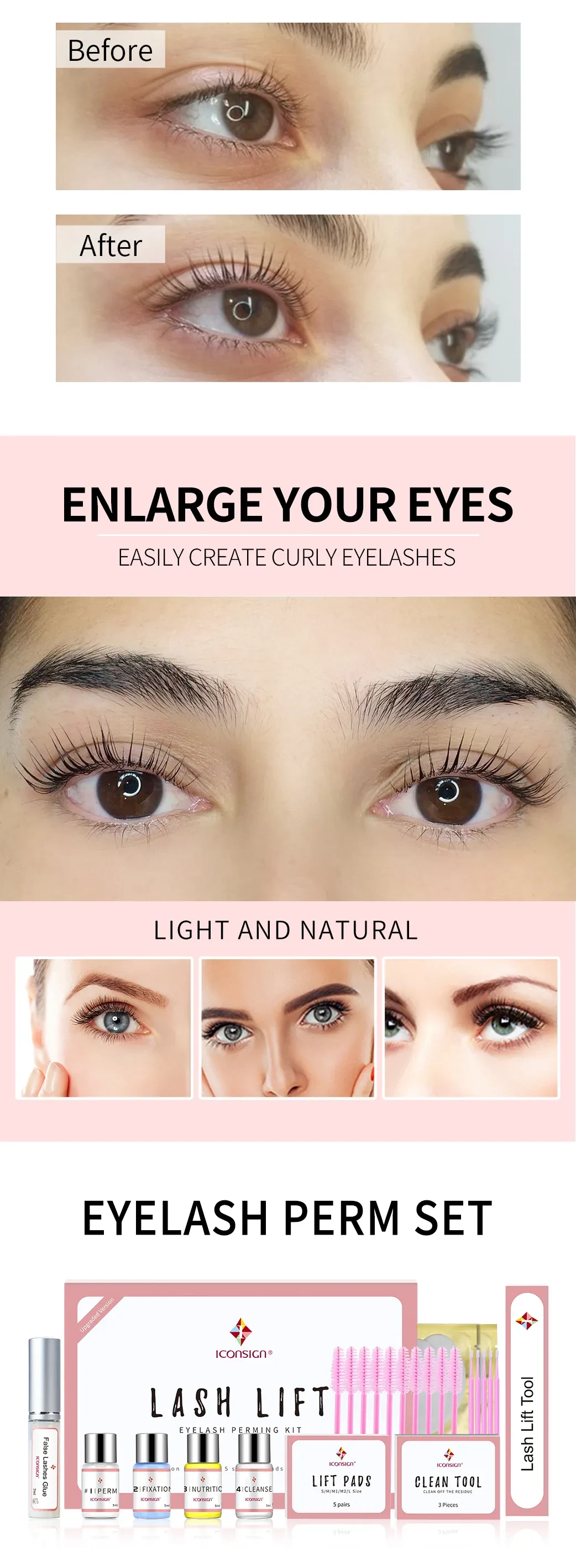 Upgrade Version Lash Lift Kit ICONSIGN