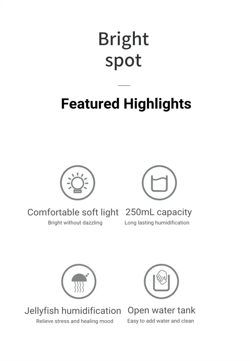 Creative Smoke Ring Jellyfish Humidifier