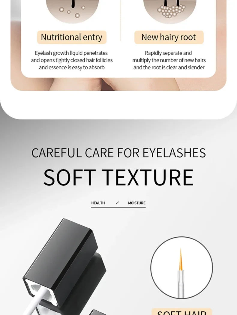 Eyelash Nourishing Liquid Nourish Hair Roots Supplementary Nutrition Deep Nourishment Repair Make Eyelashes Thick Slender Curly