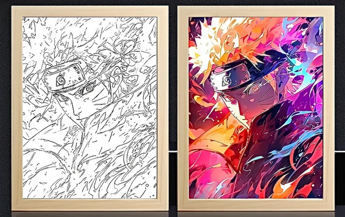 Naruto Nine Tail Mode Light Frame