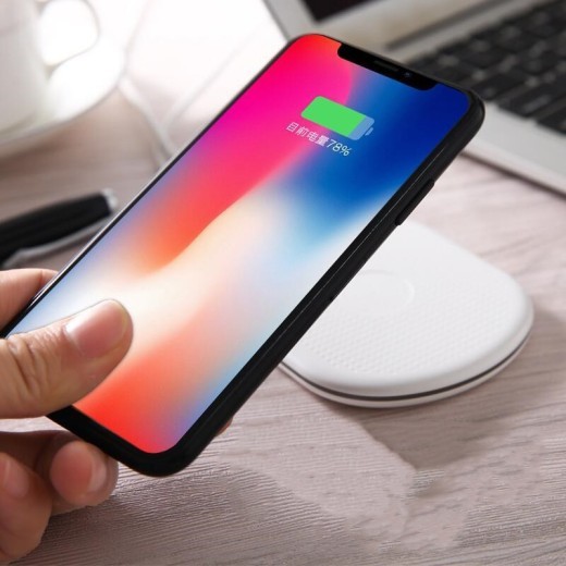 Wireless Charging Stand, Fast Charging Round Transmitter, Mobile Phone Wireless Charger