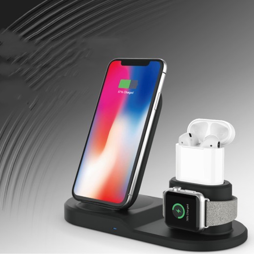 Three-in-one wireless charger