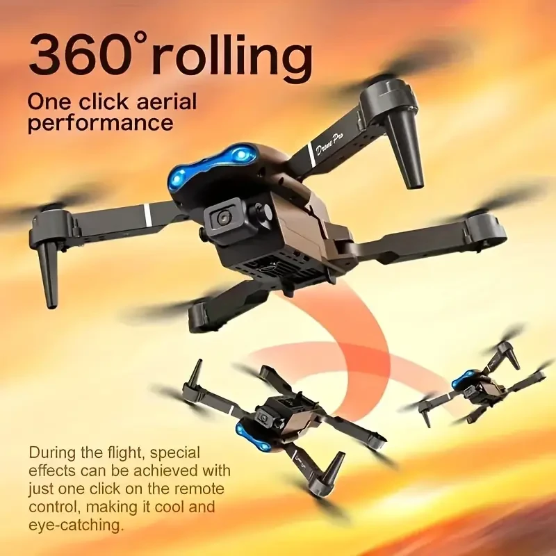 E99 K3 Professional RC Drone with Dual Camera - Double Folding, Height Hold, Remote Control