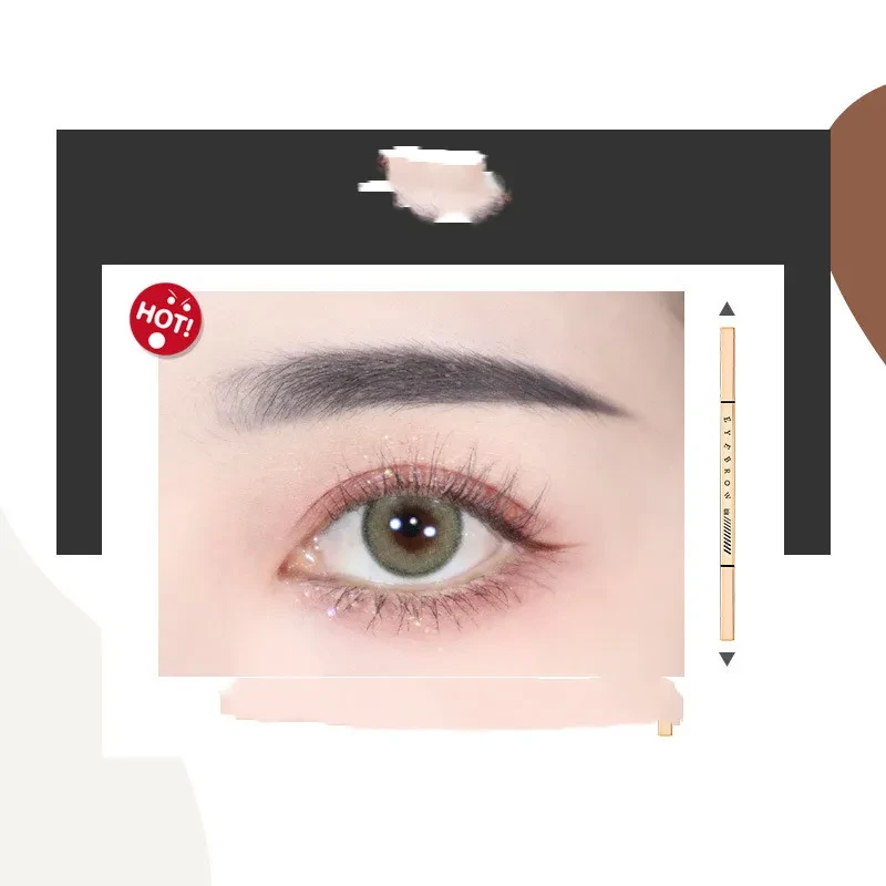 Double-headed Small Triangle Machete Eyebrow Pencil Wild