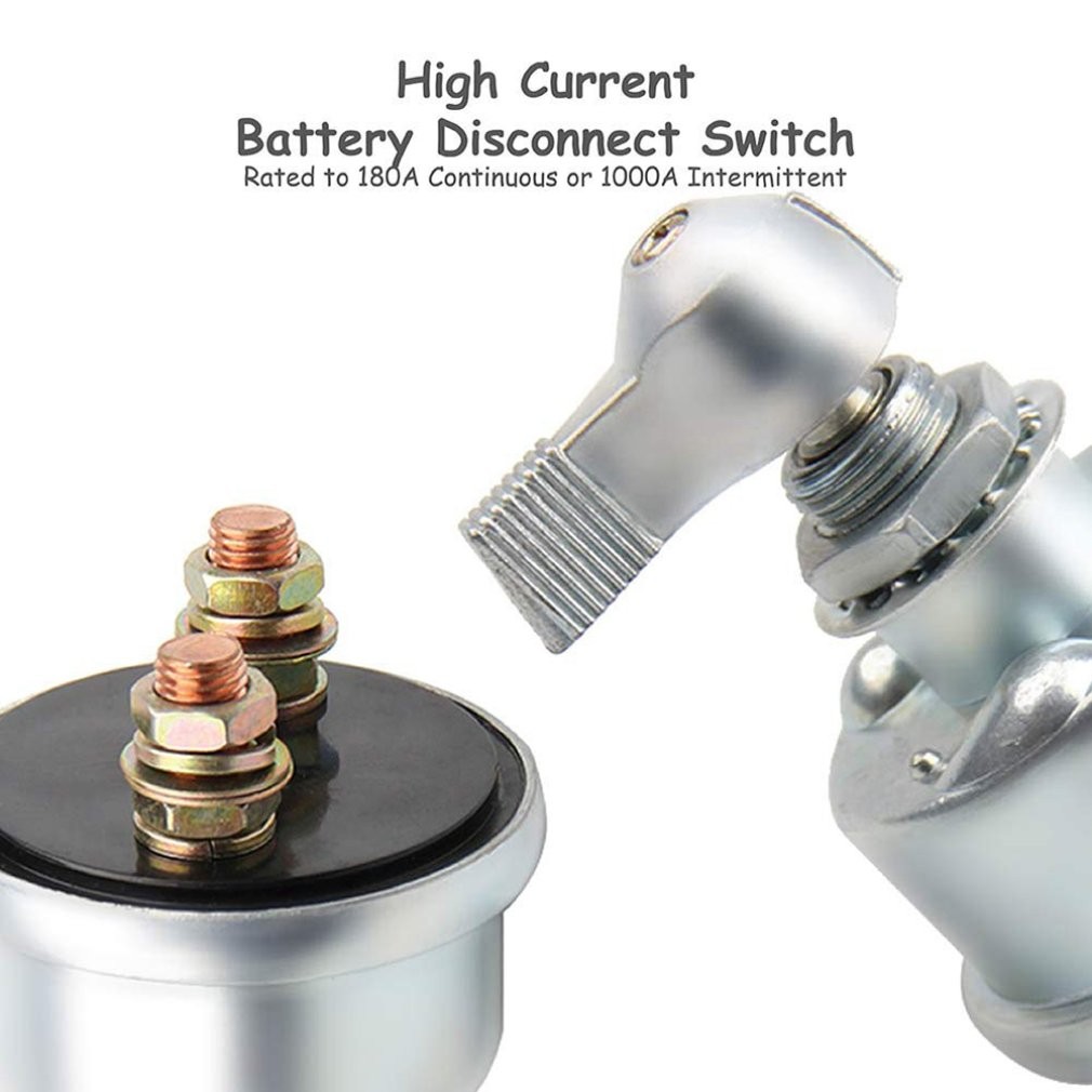 Copper car battery power switch