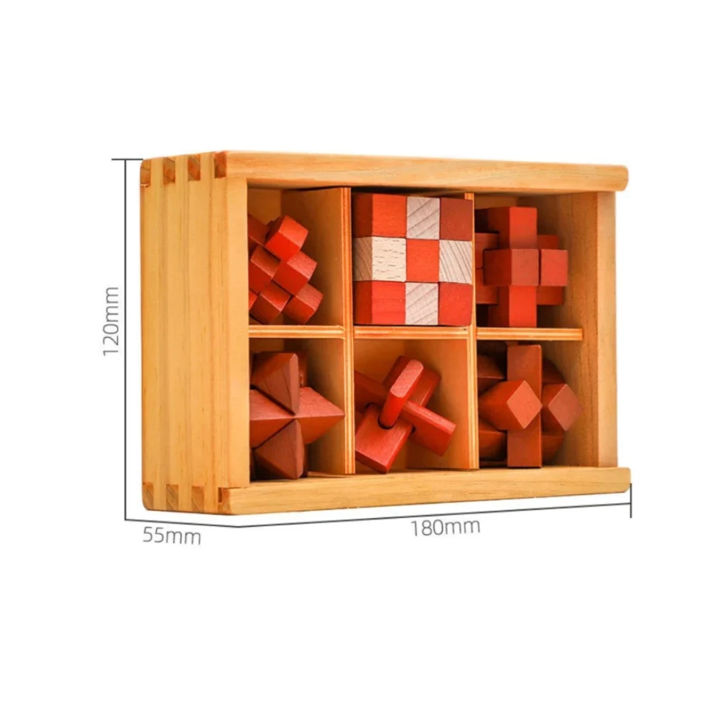 MK916 Wooden Euduct Ecduction Puzzle Wooden Wooden Interlocking Blocks Toys