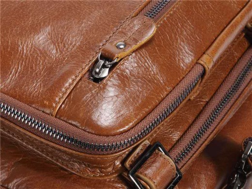 Men's Multi-Functional First-Layer Imported Leather Bag