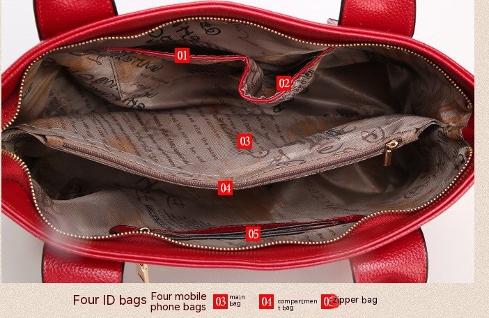 New winter fashion handbags embossed bags Handbag Satchel Bag wholesale female winter bag