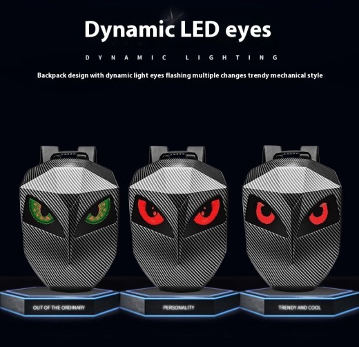 Luminous Waterproof Motorcycle Riding Helmet Bag Knight Full Face Helmet Backpack